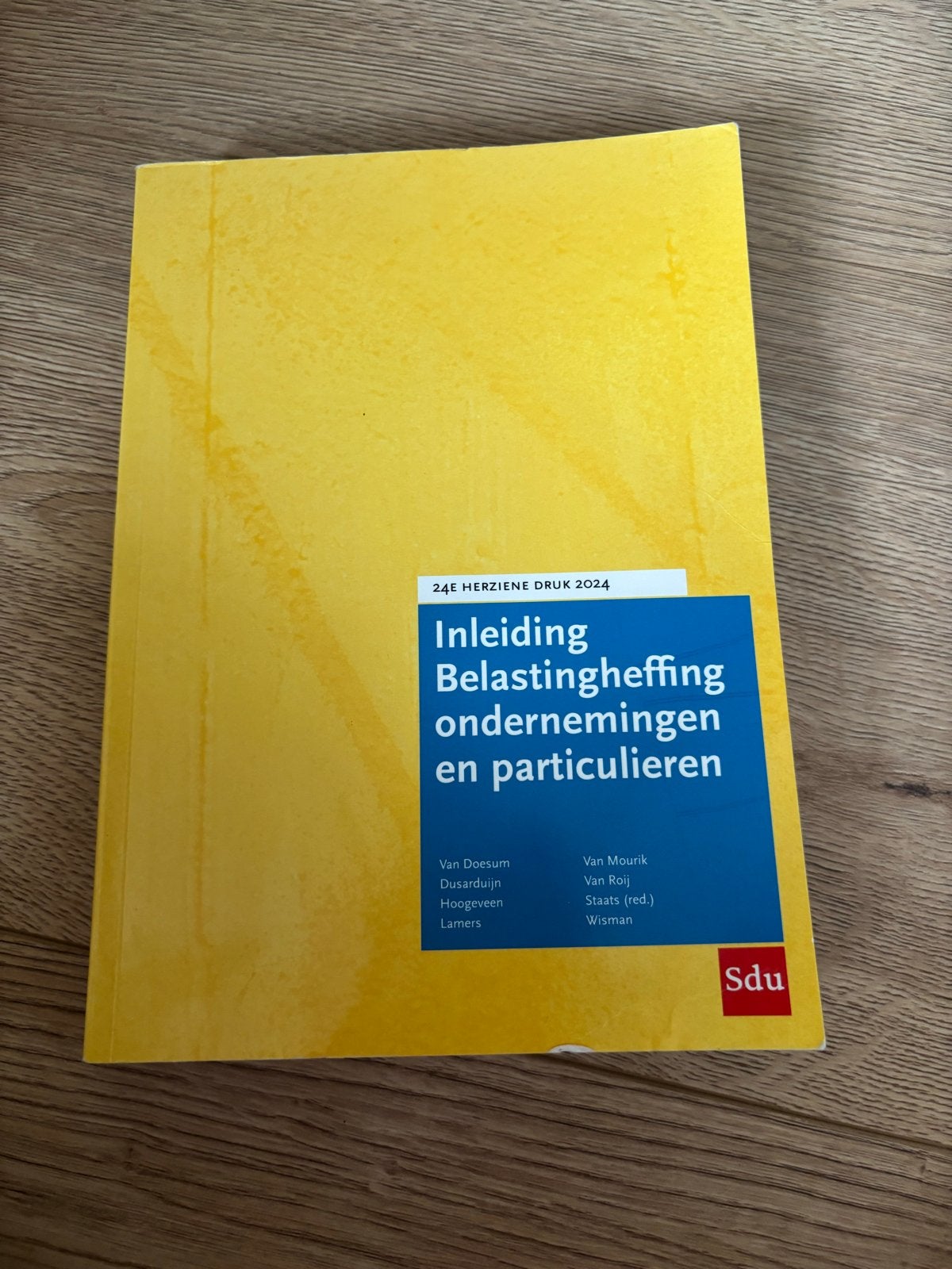 Inleiding Belastingheffing Ondernemingen en Particulieren, Ophalen of Verzenden, Gamma, Zo goed als nieuw, HBO