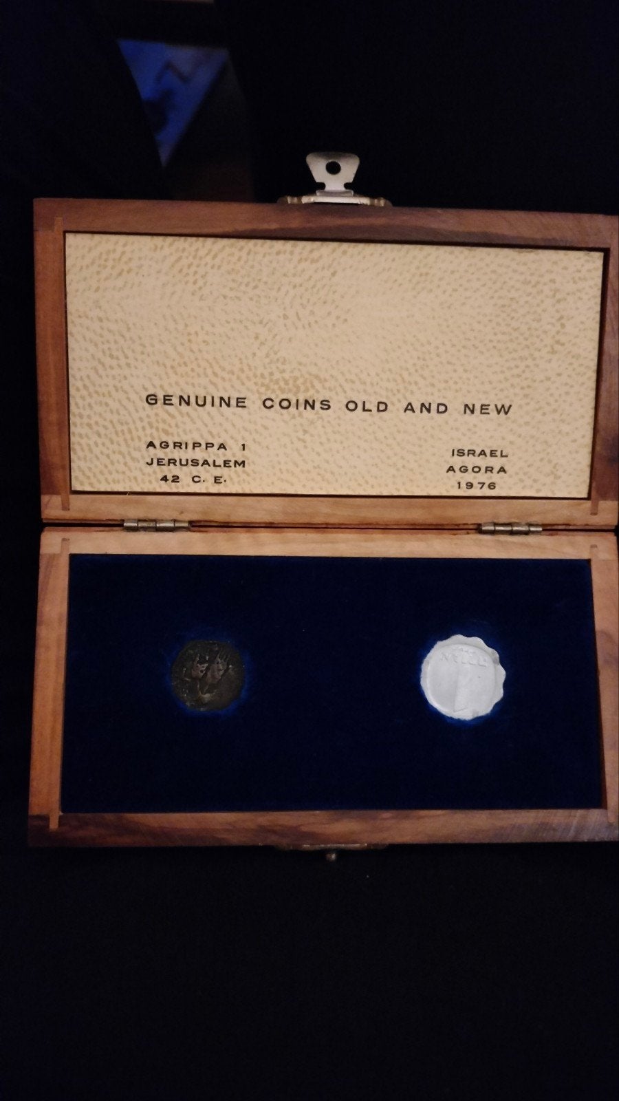 Luxe Muntenset "Genuine Coins Old and New" – Agrippa I (42 n, Ophalen of Verzenden, Overige waardes