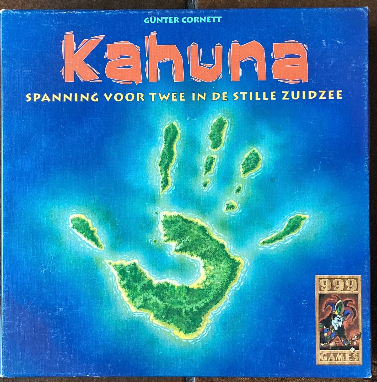 Kahuna - 2 persoonsspel—999 games, Ophalen of Verzenden, Zo goed als nieuw, 999 Games