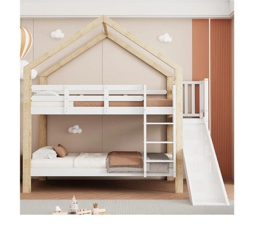 Nieuw stapelbed met glijbaan - nog in elkaar te zetten, Ophalen of Verzenden