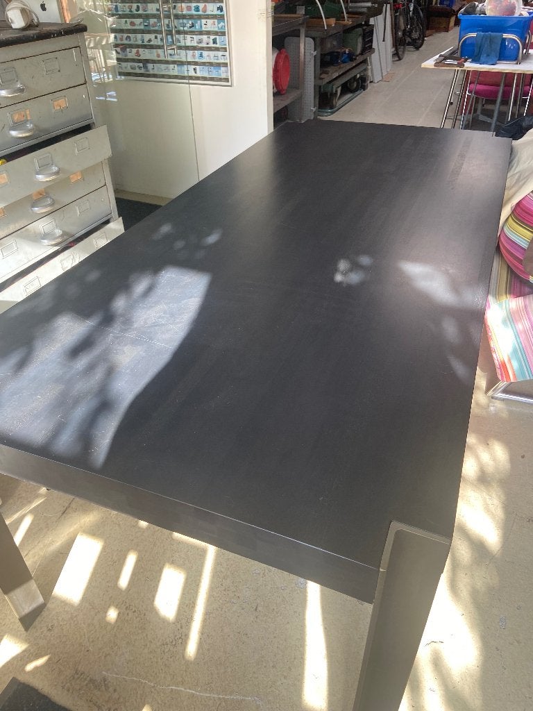 Linteloo Uluwatu eetkamertafel 225-100 Design Henk Vos, Gebruikt, 100 tot 150 cm, 200 cm of meer, Vijf personen of meer