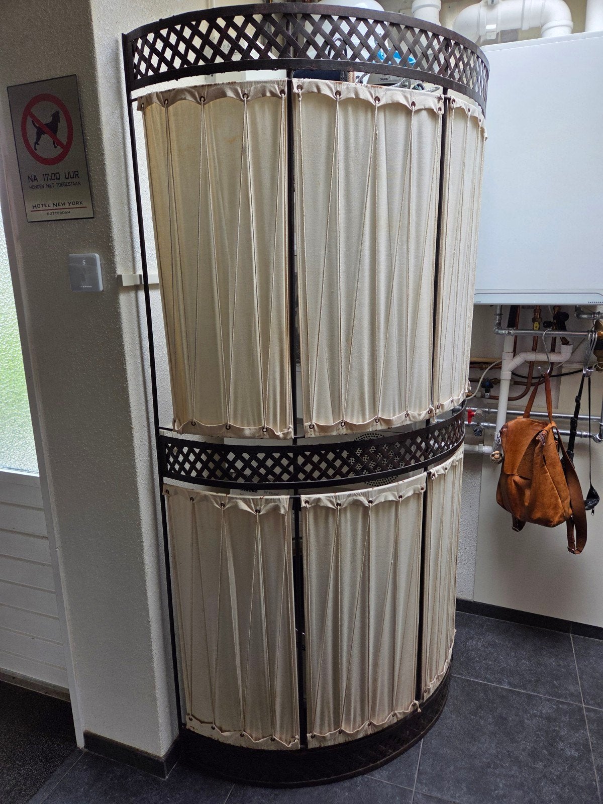 Decoratieve scherm met metalen frame, Ophalen of Verzenden