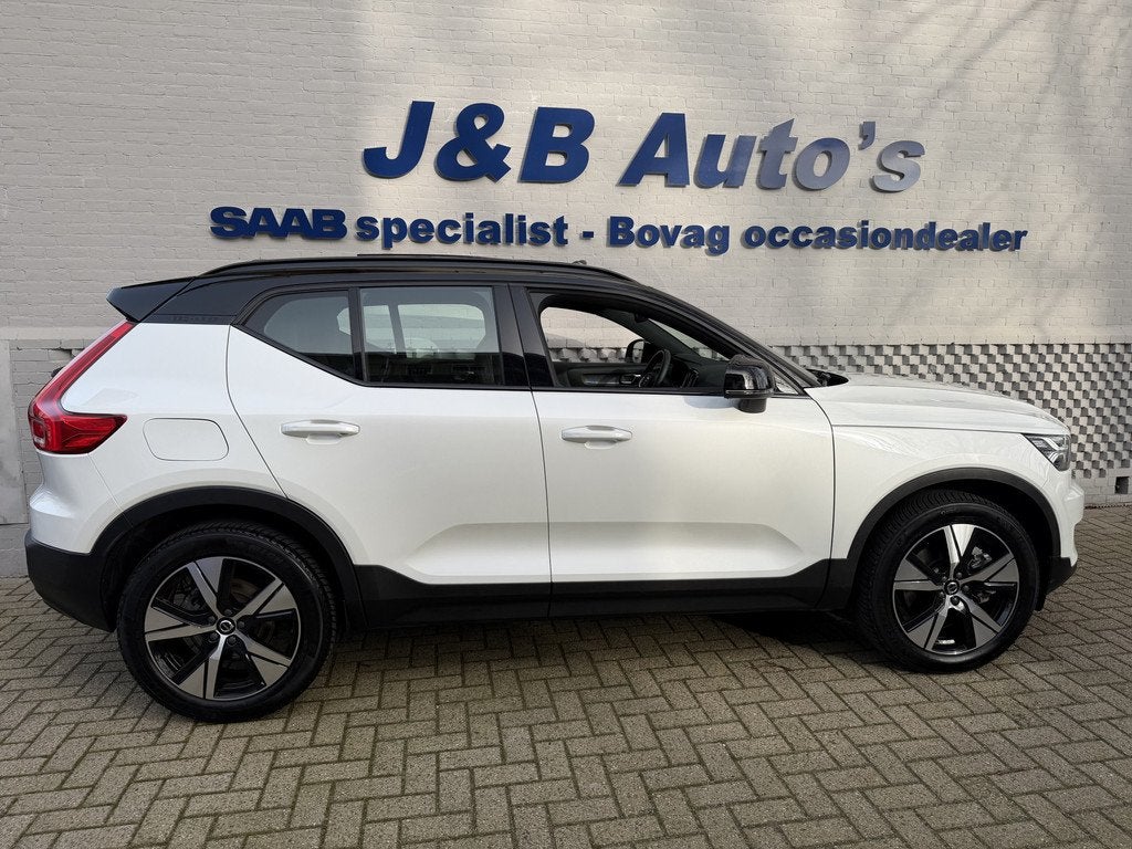 Volvo XC40 1.5 T4 Recharge R-Design Panorama dak Onderhoudsb, Automatische klimaatregeling, Wit, Bedrijf, Hybride Elektrisch/Benzine