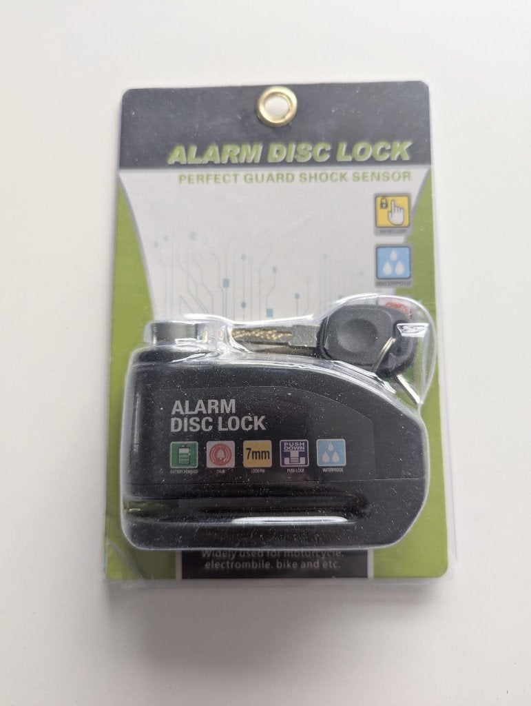 Bicycle brake disc lock - 110db (brand new), Fietsen en Brommers, Fietsaccessoires | Fietssloten, Ophalen of Verzenden, Alarm