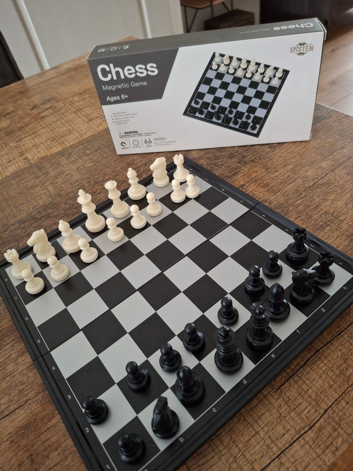 magnetisch schaakspel in kistje, Ophalen of Verzenden