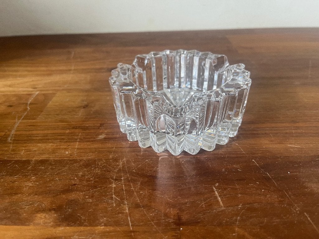 Vintage kristallen asbak – jaren 70/80, Ophalen of Verzenden