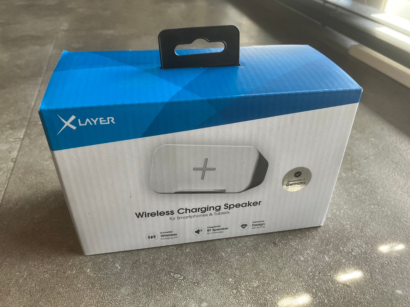 Nieuw! Xlayer draadloos oplaadstation + speaker - smartphone, Ophalen of Verzenden, Nieuw, Overige merken, Draadloze oplader