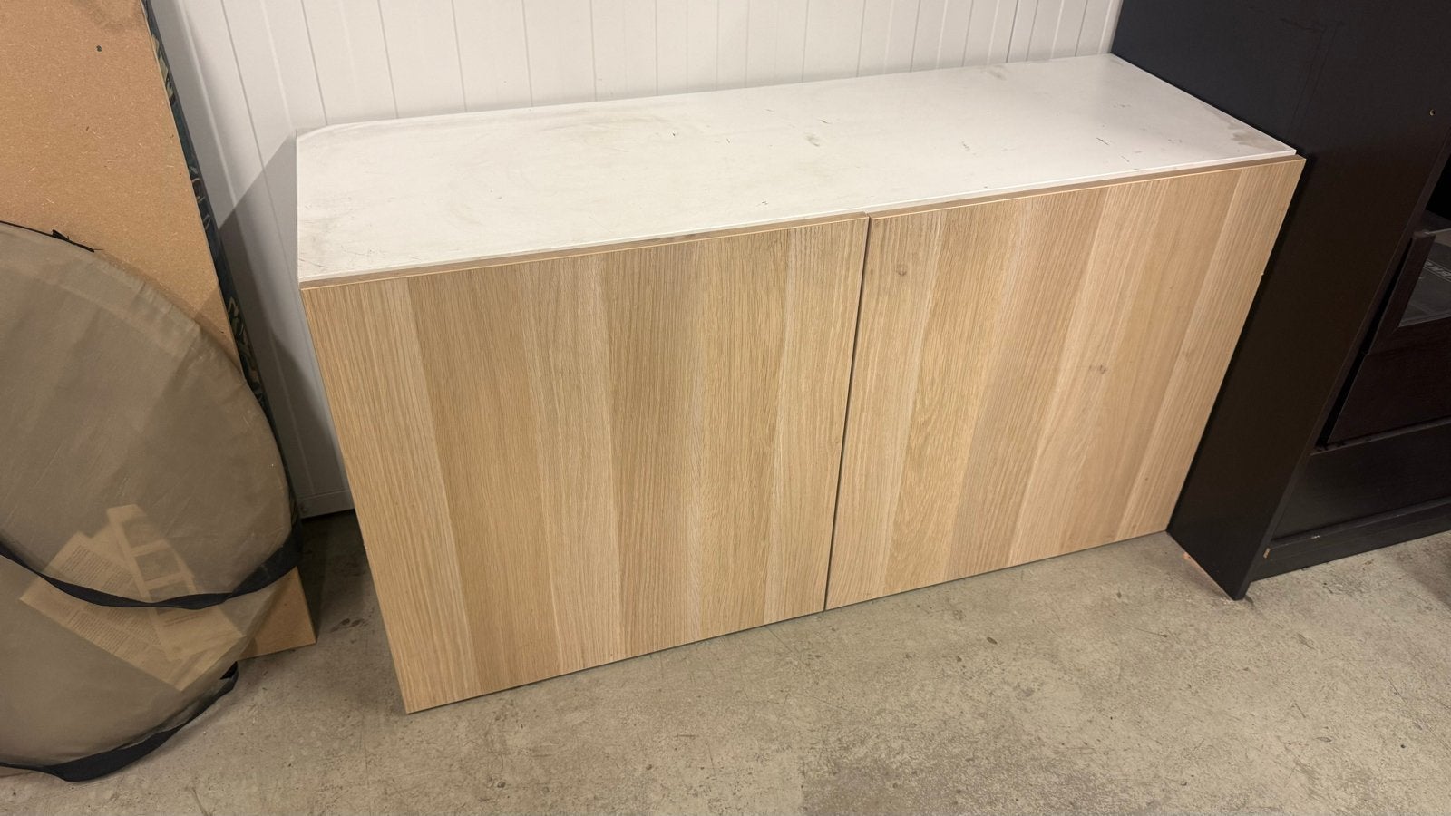 Hang kast keuken, Ophalen, Gebruikt, 100 tot 150 cm, Eikenhout