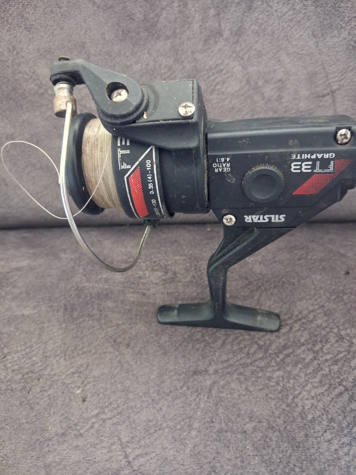 Silstar FT33 Graphite Vismolen - Gear Ratio 4.6:1, Ophalen of Verzenden