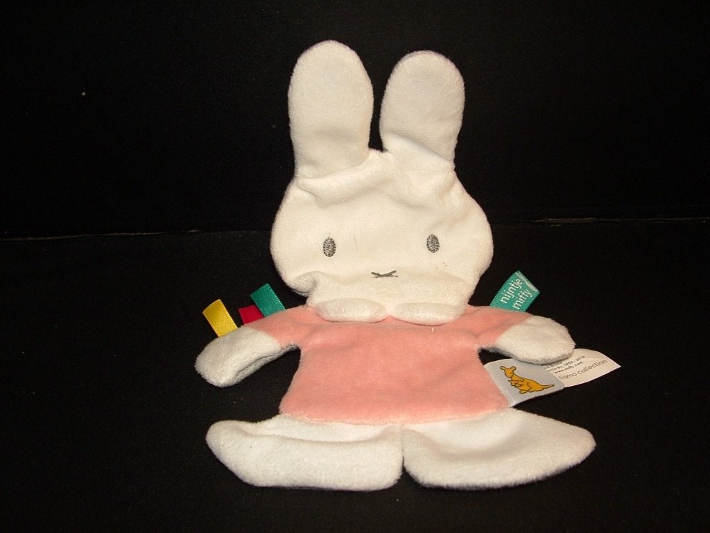 TIAMO KONIJN NIJNTJE CONTOUR KNUFFELDOEK VELOURS WIT, Verzenden, Nieuw, Overige typen
