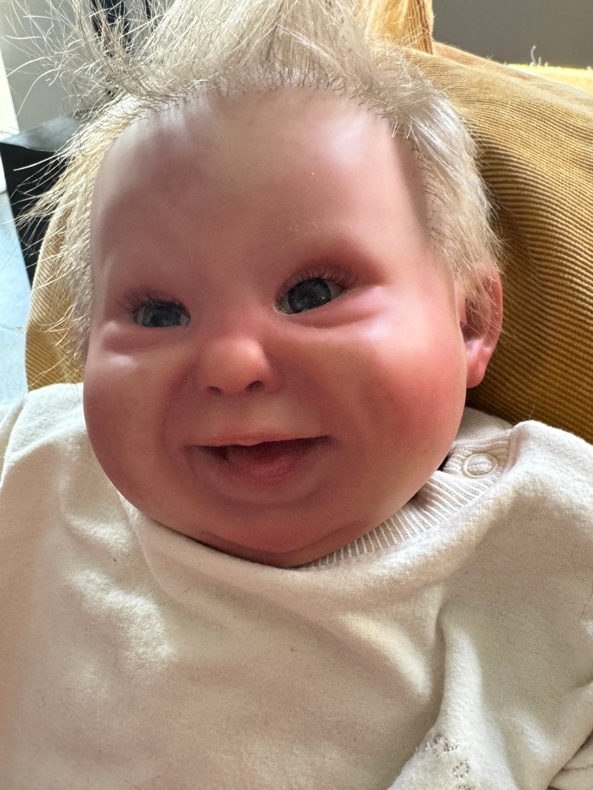 Newborn echte babypop, Ophalen of Verzenden, Zo goed als nieuw, Pop