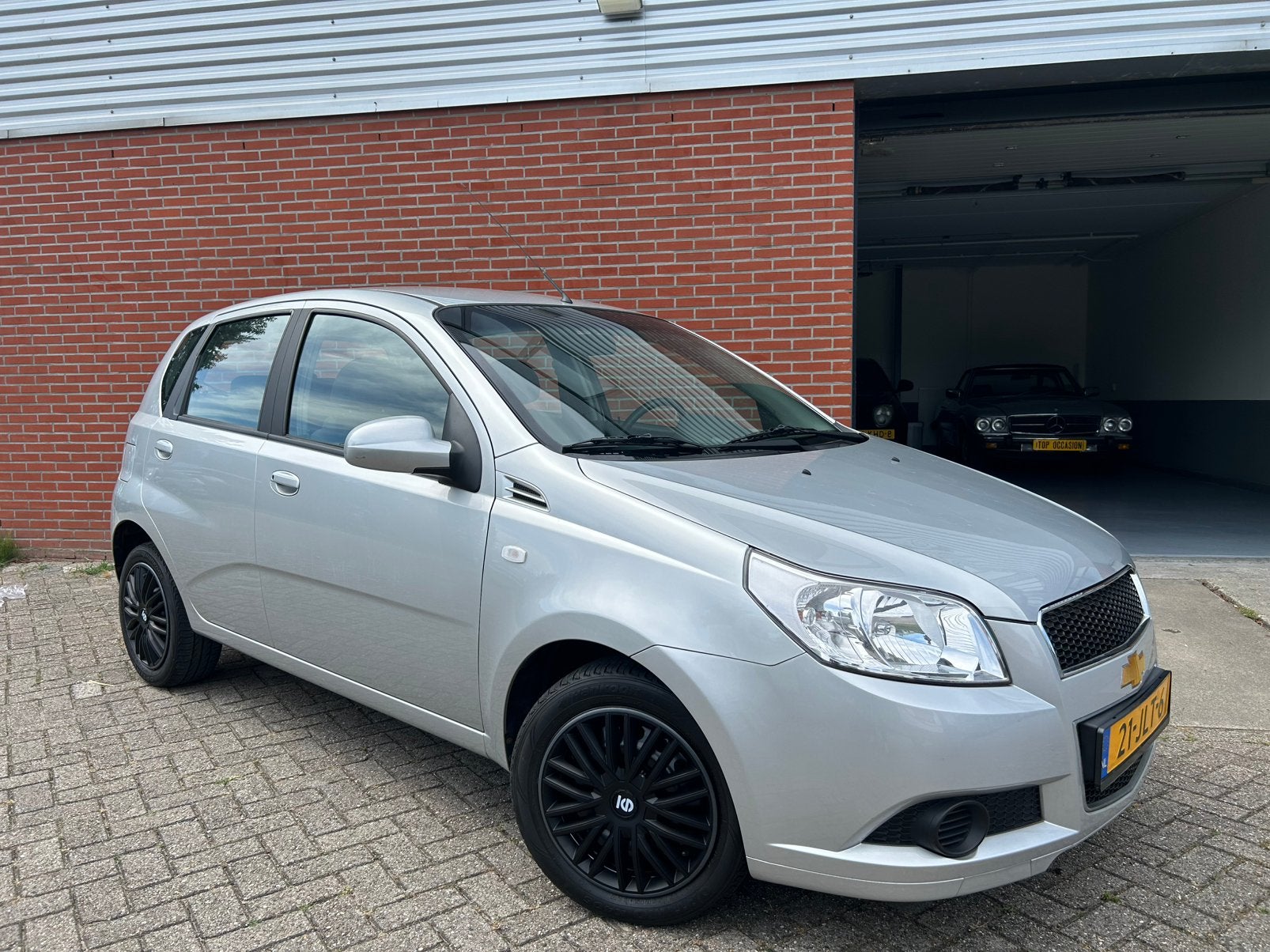 Slechts 47.511km&NAP Chevrolet Aveo 1.4 16V 5D 2009 Grijs, Auto's, Chevrolet, Voorwielaandrijving, 40 €/maand, Met garantie (alle)