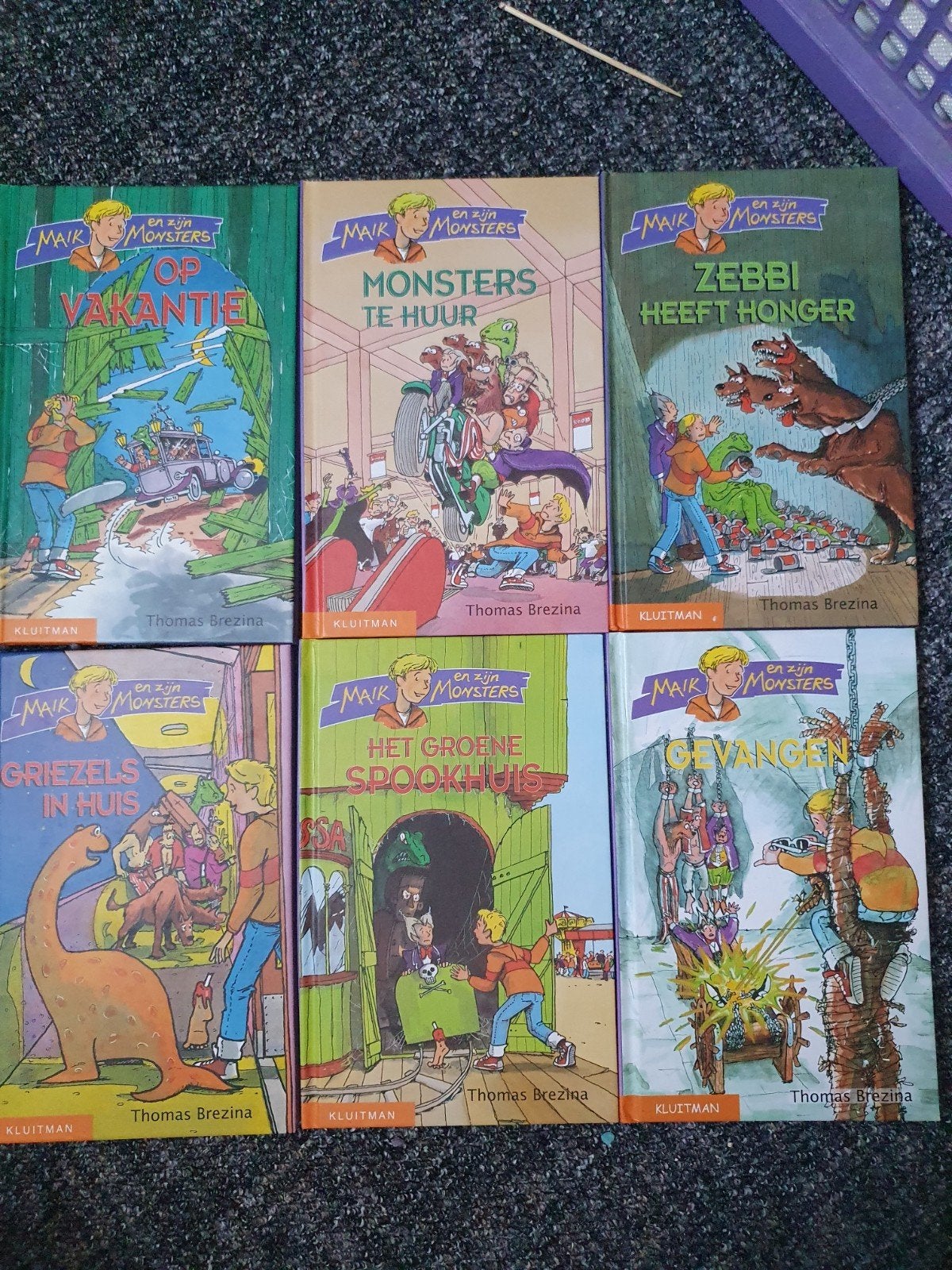 Boekenserie Maik en zijn monsters., Ophalen of Verzenden, Zo goed als nieuw, Fictie algemeen