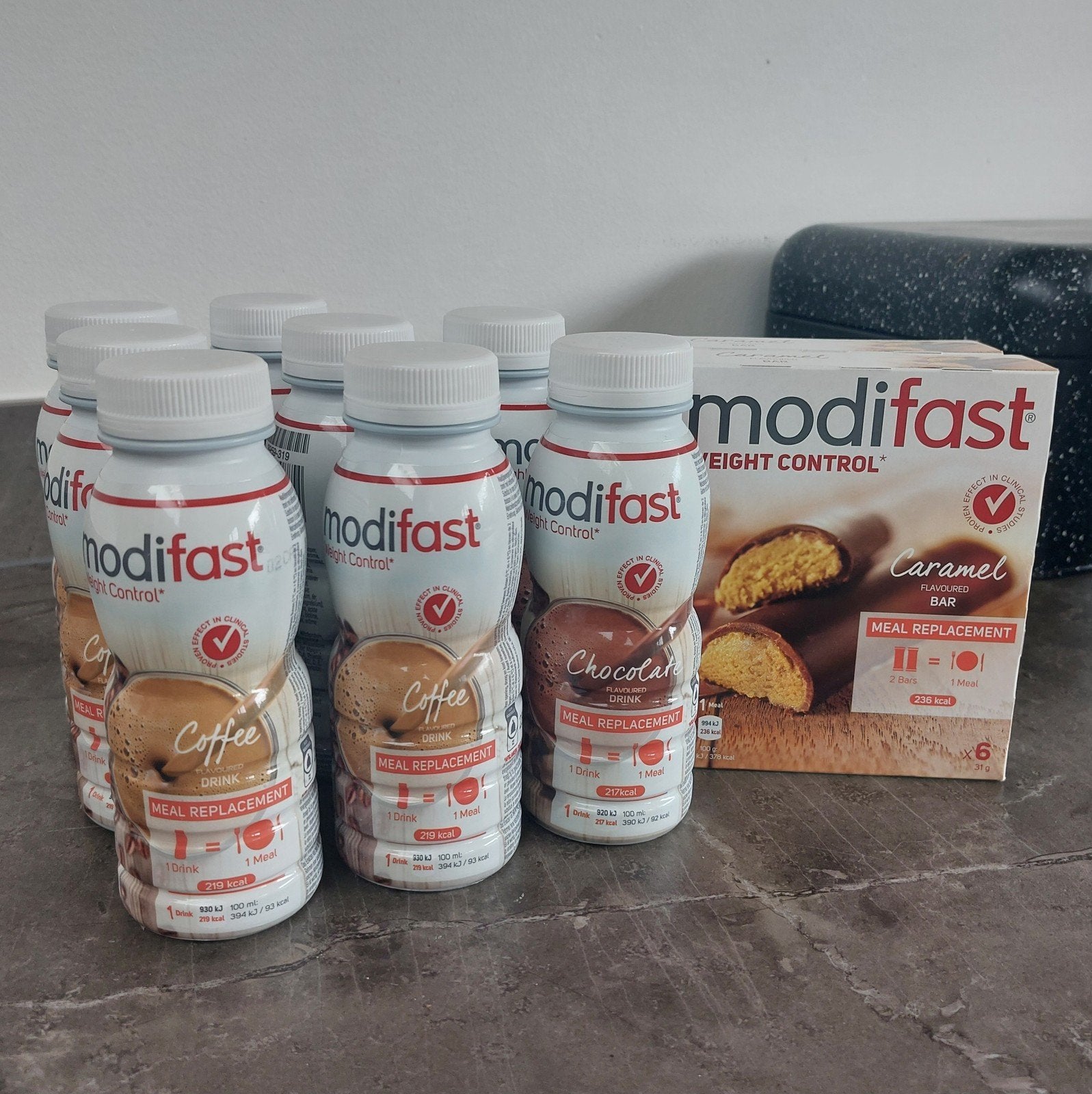 Modifast Intensive Maaltijdvervangers (10 stuks: 8 drinks, 2, Ophalen of Verzenden, Nieuw, Poeder of Drank