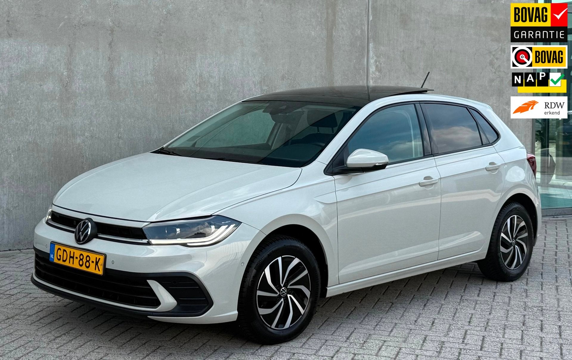 Volkswagen POLO 1.0 TSI Life Edition 2024 Beige NAP|IQ|CAM, Auto's, Stof, Gebruikt, 95 pk, Origineel Nederlands