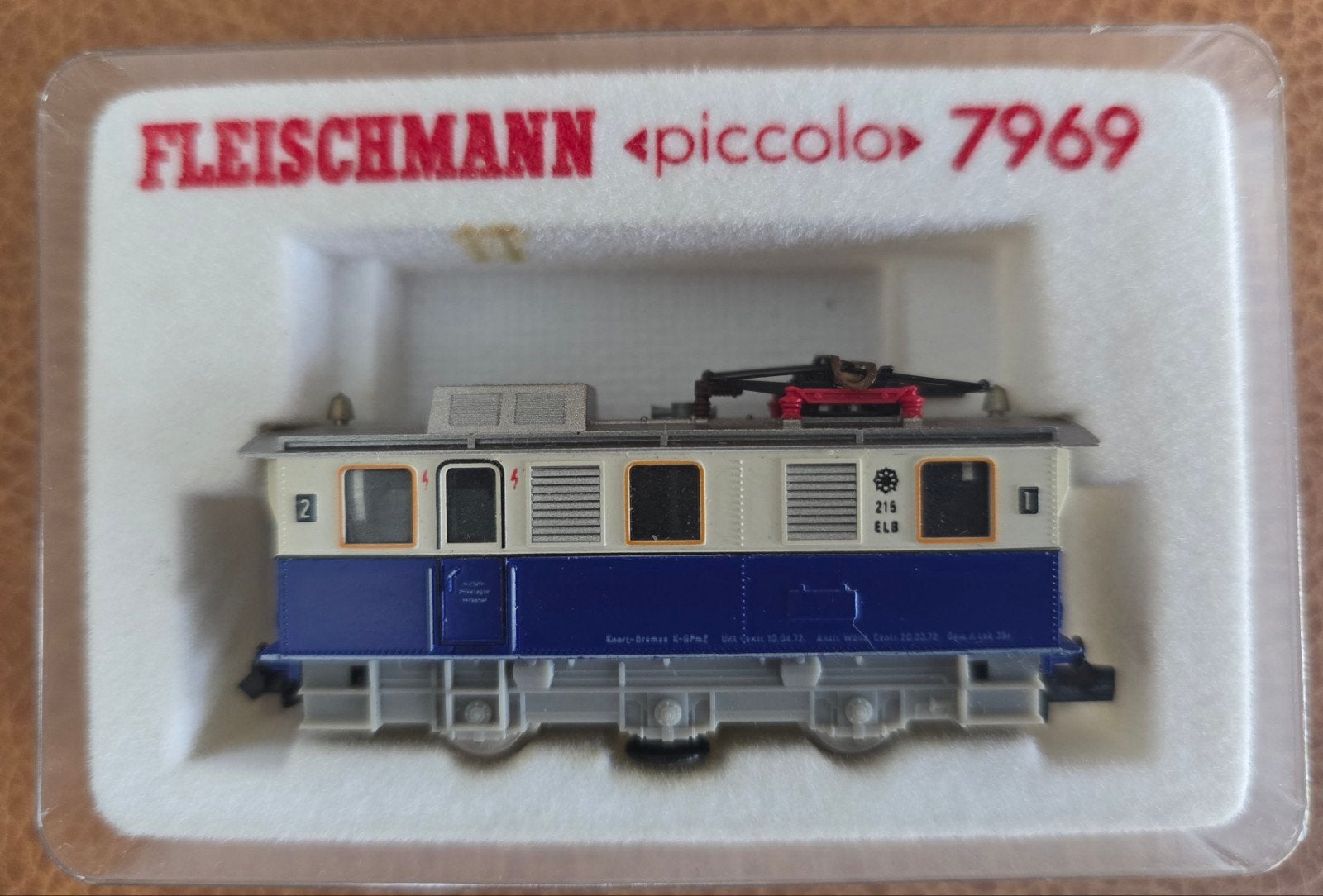 Fleischmann 7969 Loc Edelweiss met railreiniger Spoor N, Ophalen of Verzenden, Gelijkstroom, Locomotief, Fleischmann