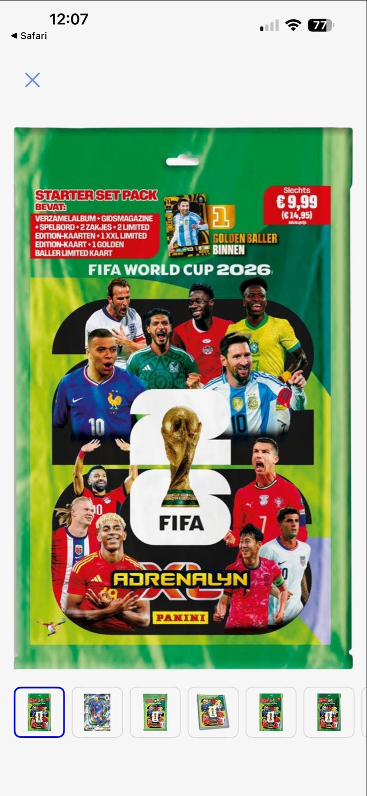 Panini Adrenalyn XL FIFA World Cup 2026 Ruilen, Ophalen of Verzenden, Zo goed als nieuw, Stickers en Plaatjes