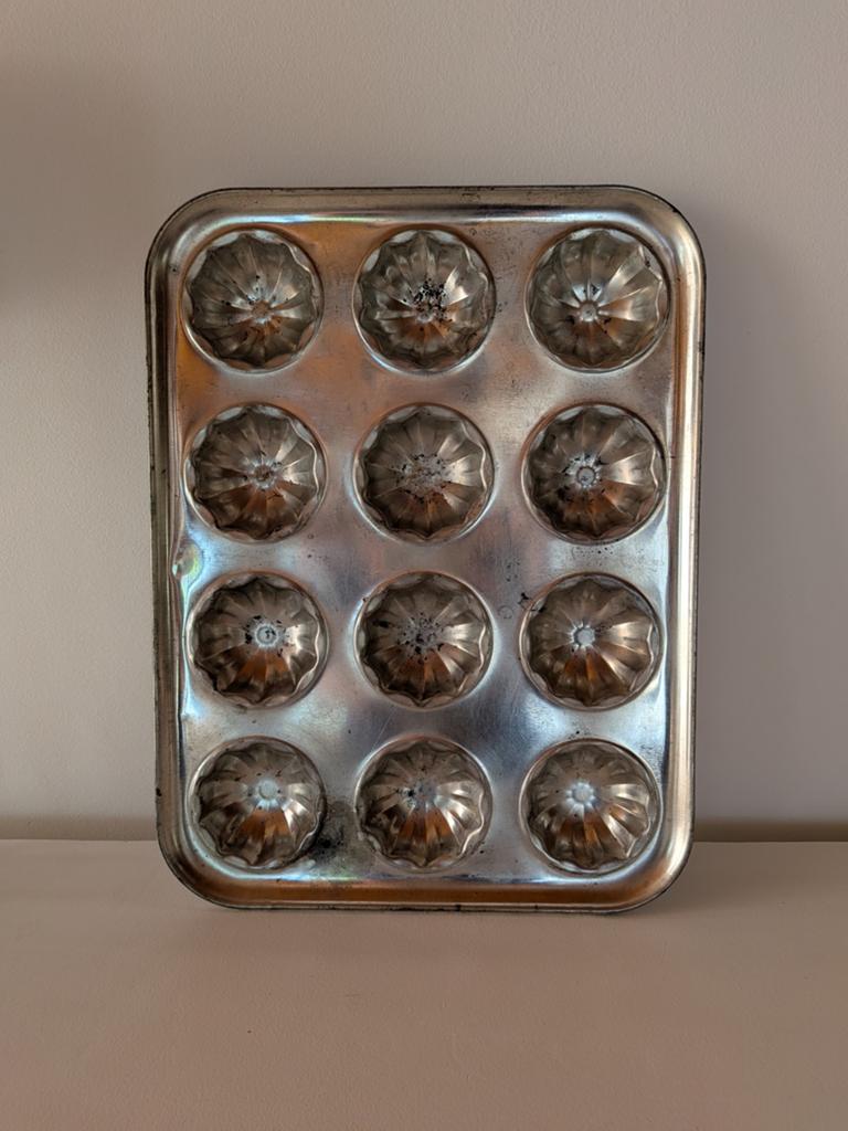 Vintage cakevorm, Ophalen of Verzenden, Gebruikt, Taarten of Cupcakes, Bakvorm