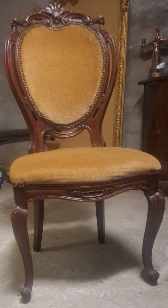 19de eeuwse Barok Eetkamerstoelen set (6 stuks), Antiek en Kunst, Ophalen