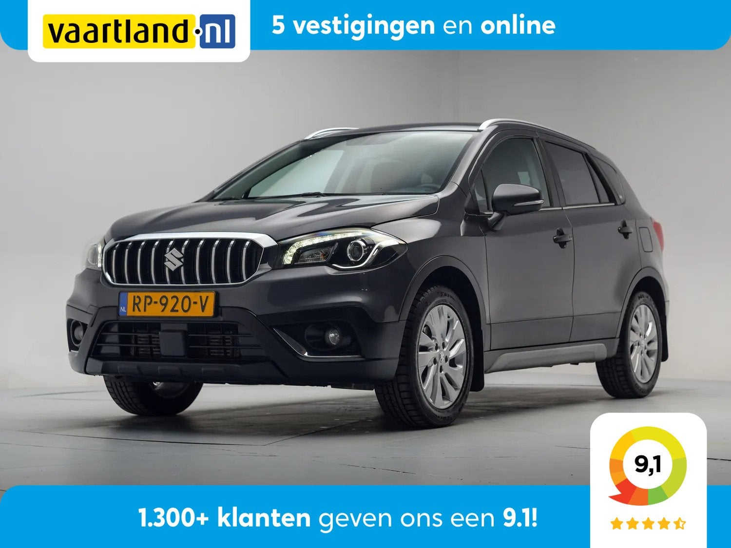 Suzuki S-Cross 1.0 Boosterjet Exclusive [ Camera Clima Stoel, Gebruikt, 49 €/maand, Origineel Nederlands, Handgeschakeld