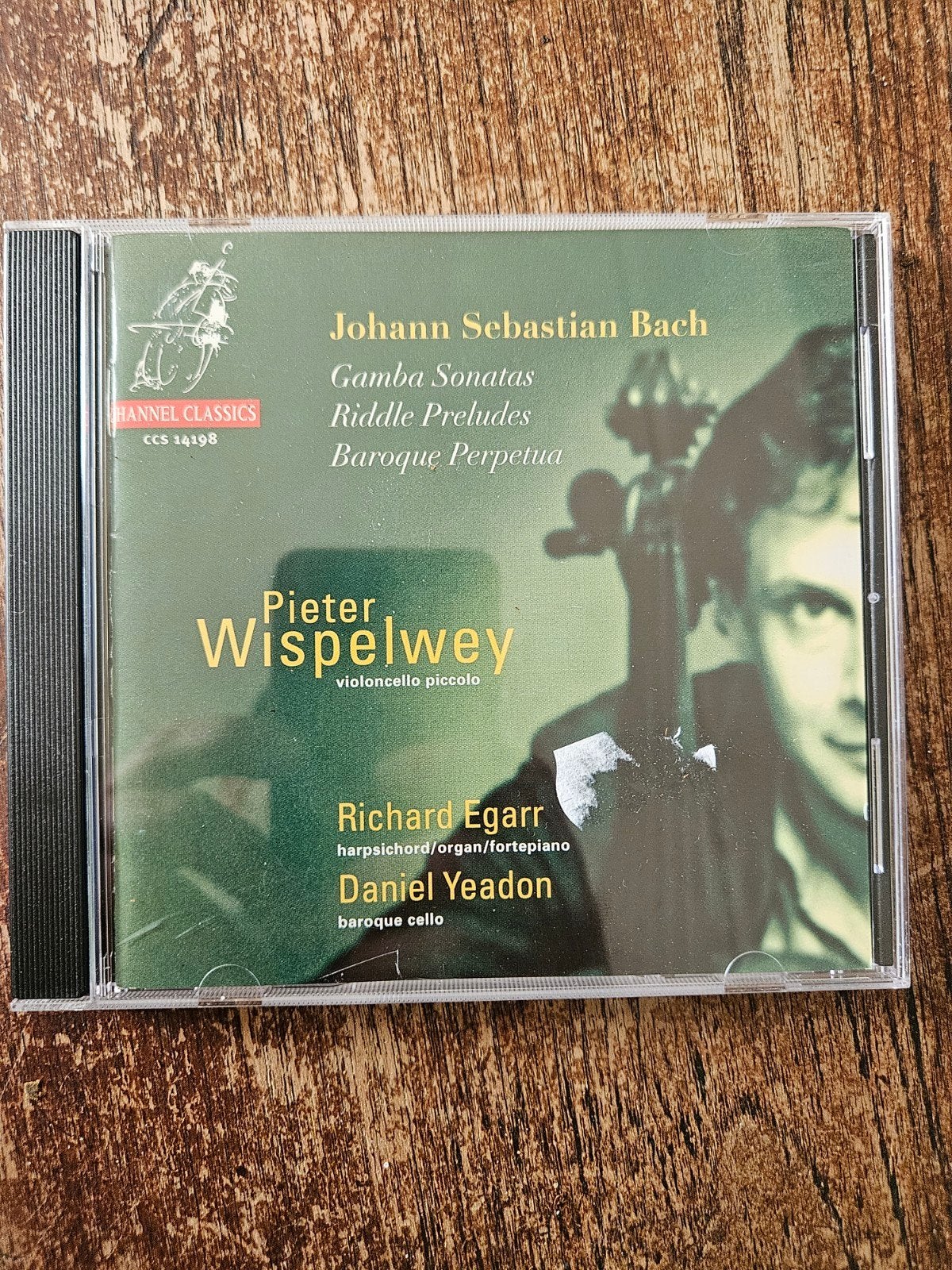 J.S. Bach Gamba Sonatas - Pieter Wispelwey Cello Piccolo CD, Ophalen of Verzenden, Barok, Zo goed als nieuw, Kamermuziek