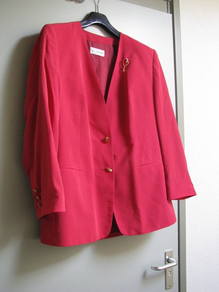 Jasje fuchsia roze merk Delmod, maat 44, Overige kleuren, Verzenden, Zo goed als nieuw, Jasje