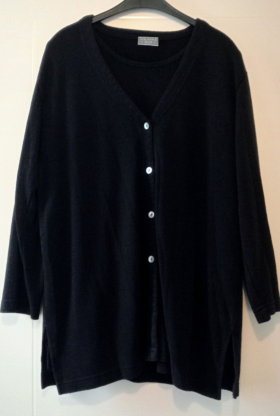 Zgan Zwart Twinset - Maat 46 - Via Appia Due, Zwart, Maat 46/48 (XL) of groter, Ophalen of Verzenden, Zo goed als nieuw