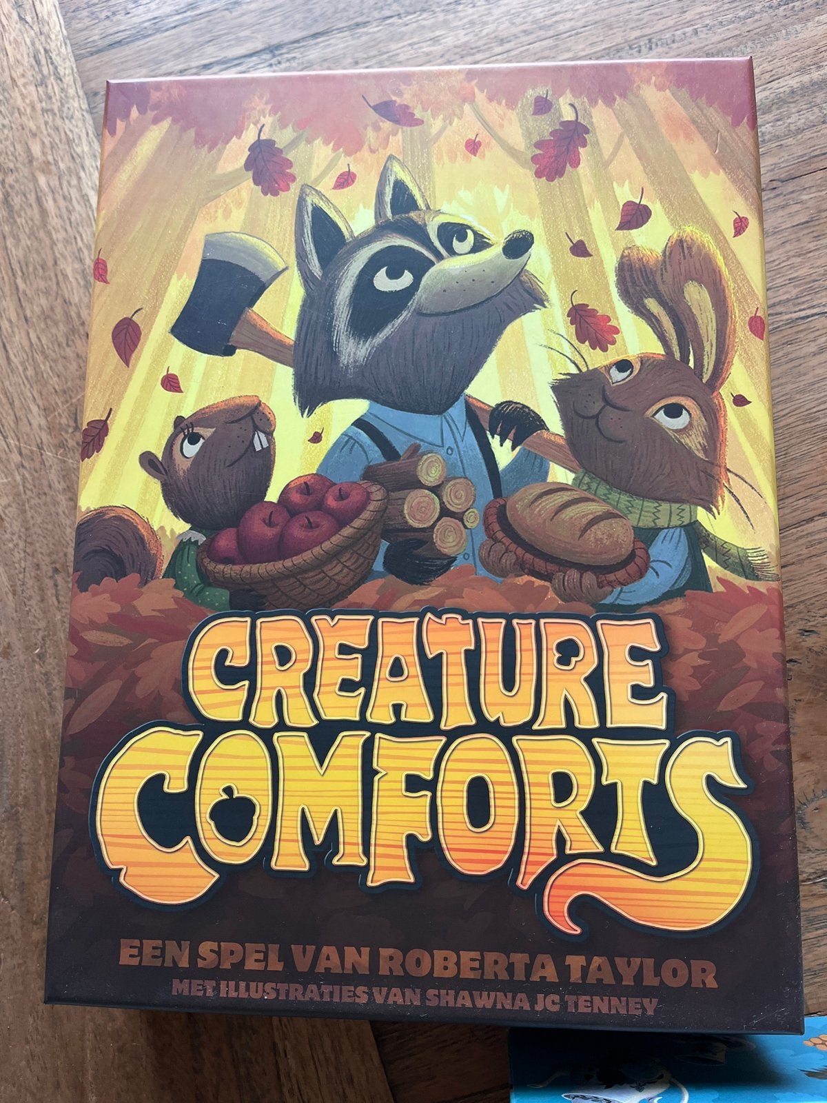 Creature Comforts bordspel - Slechts 1x gespeeld!, Hobby en Vrije tijd, Drie of vier spelers, Ophalen of Verzenden, Zo goed als nieuw