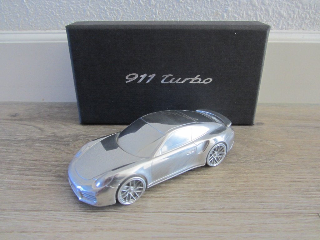 Porsche 911 991.2 Turbo Presse Papier, Paperweight, Ophalen of Verzenden, Nieuw, Auto, Overige merken