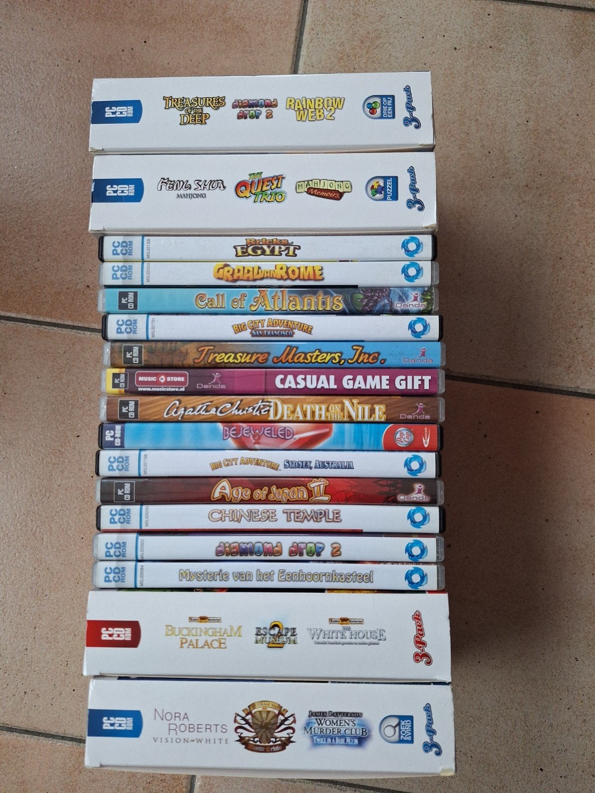 PC CD-ROM Games - Diverse Collectie (25 stuks), Spelcomputers en Games, Games | Pc, Gebruikt, Overige genres, 1 speler, Ophalen of Verzenden