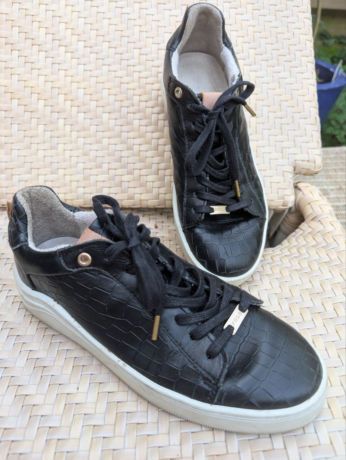 Fred de la Bretoniere sneakers, zwart, maat 37, Fred de la Bretoniere, Zwart, Ophalen of Verzenden, Sneakers of Gympen
