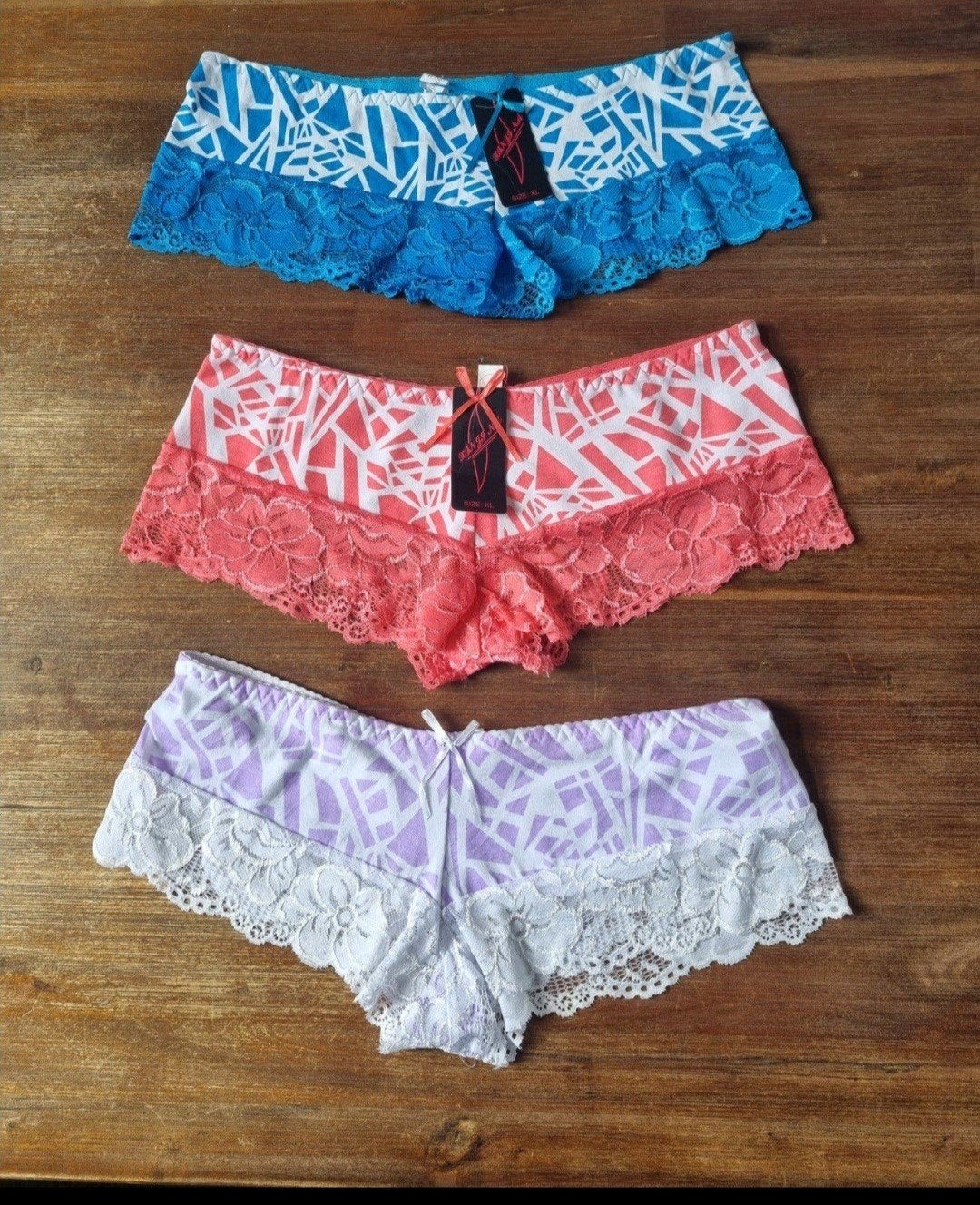 3x NIEUWE Damesslips XL - R.aoqing - Diverse kleuren, Kleding | Dames, Ondergoed en Lingerie, R.aoqing, Ophalen of Verzenden, Meerkleurig