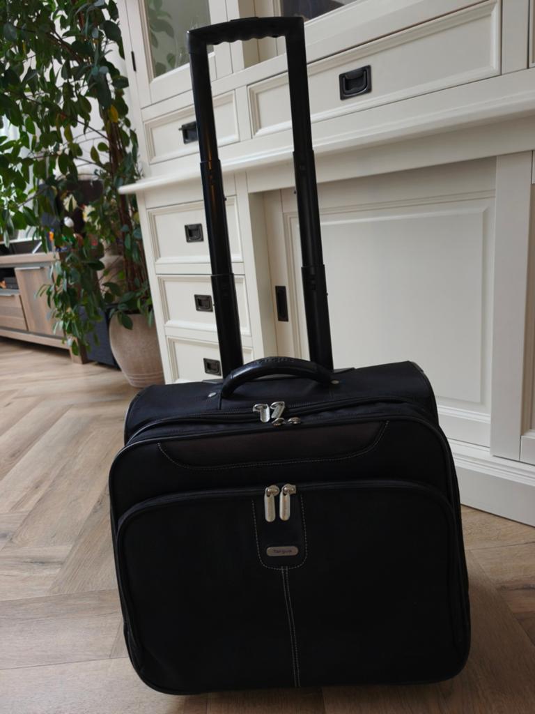 Targus Laptoptrolley / Businesstas op wielen Zwart, 40 tot 60 cm, Wieltjes, Gebruikt, 20 tot 30 cm