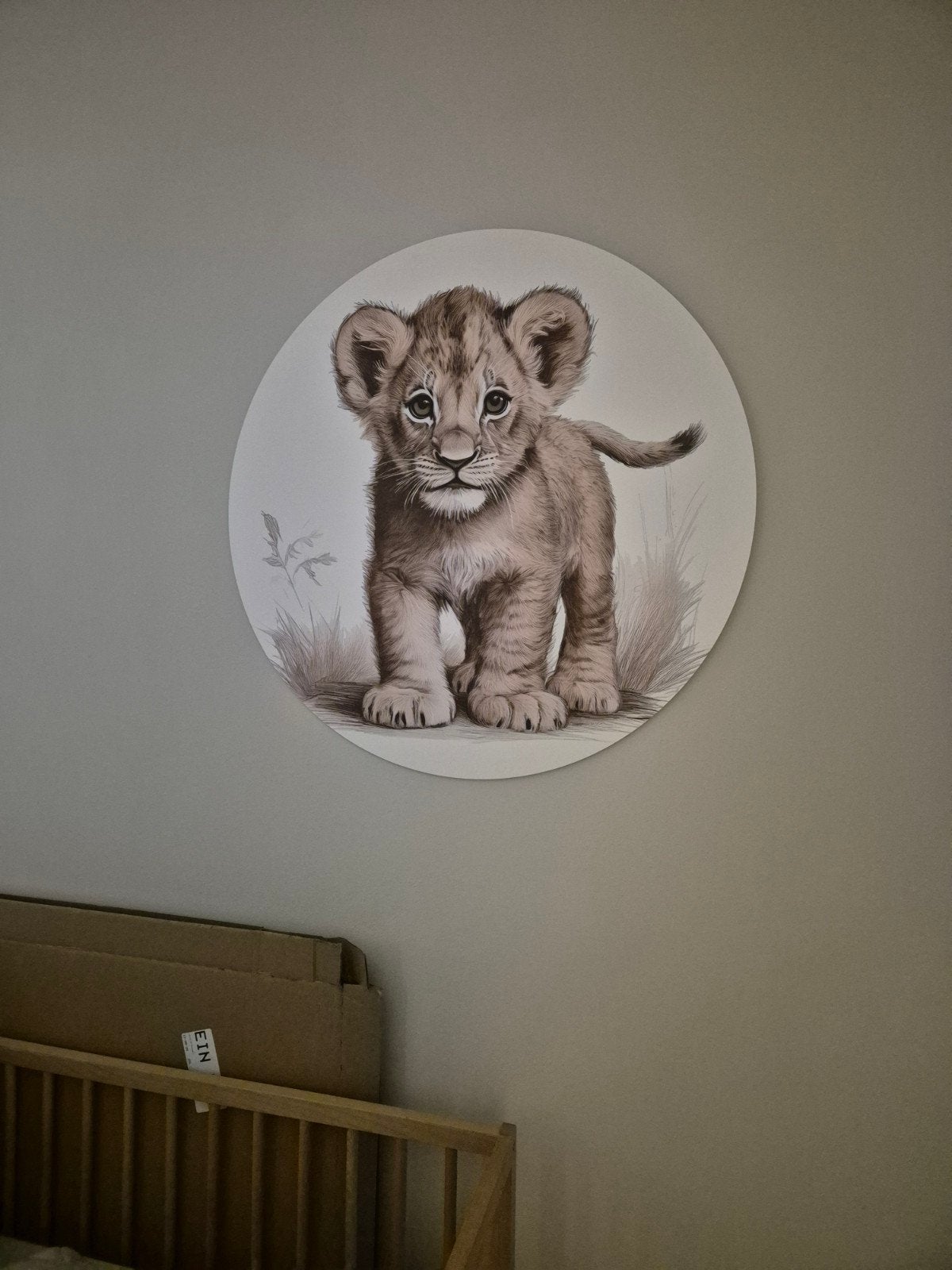 waggel en vriendjes muurcirkel leeuw jungle baby of kinderka, Ophalen
