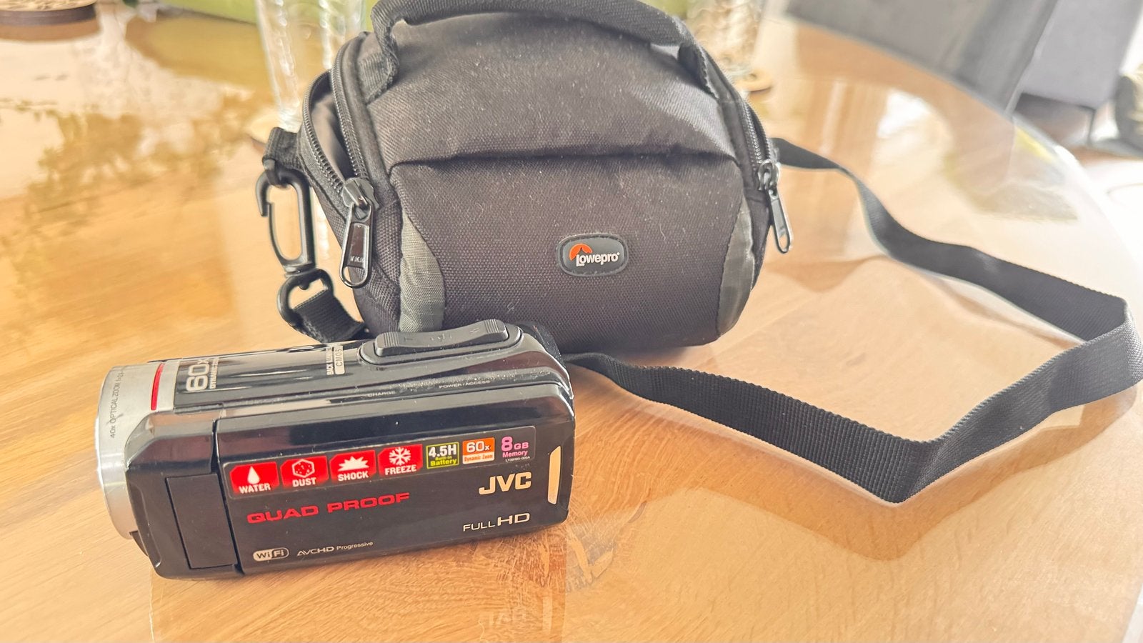 JVC GZ-RX715BE Full HD Camcorder met 40x optische zoom, Full HD, Gebruikt, JVC, 20x of meer