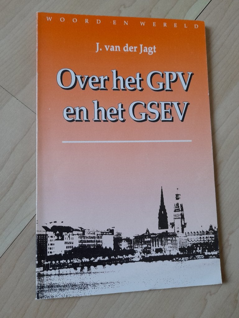 OVER HET GPV EN HET GSEV   J van der Jagt, Ophalen of Verzenden, Zo goed als nieuw