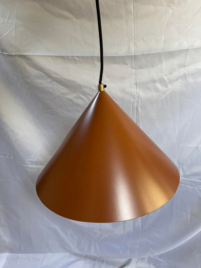 Terracotta Hanglamp Wehkamp - Stijlvolle Verlichting, Huis en Inrichting, Ophalen of Verzenden, Zo goed als nieuw, Metaal, Minder dan 50 cm