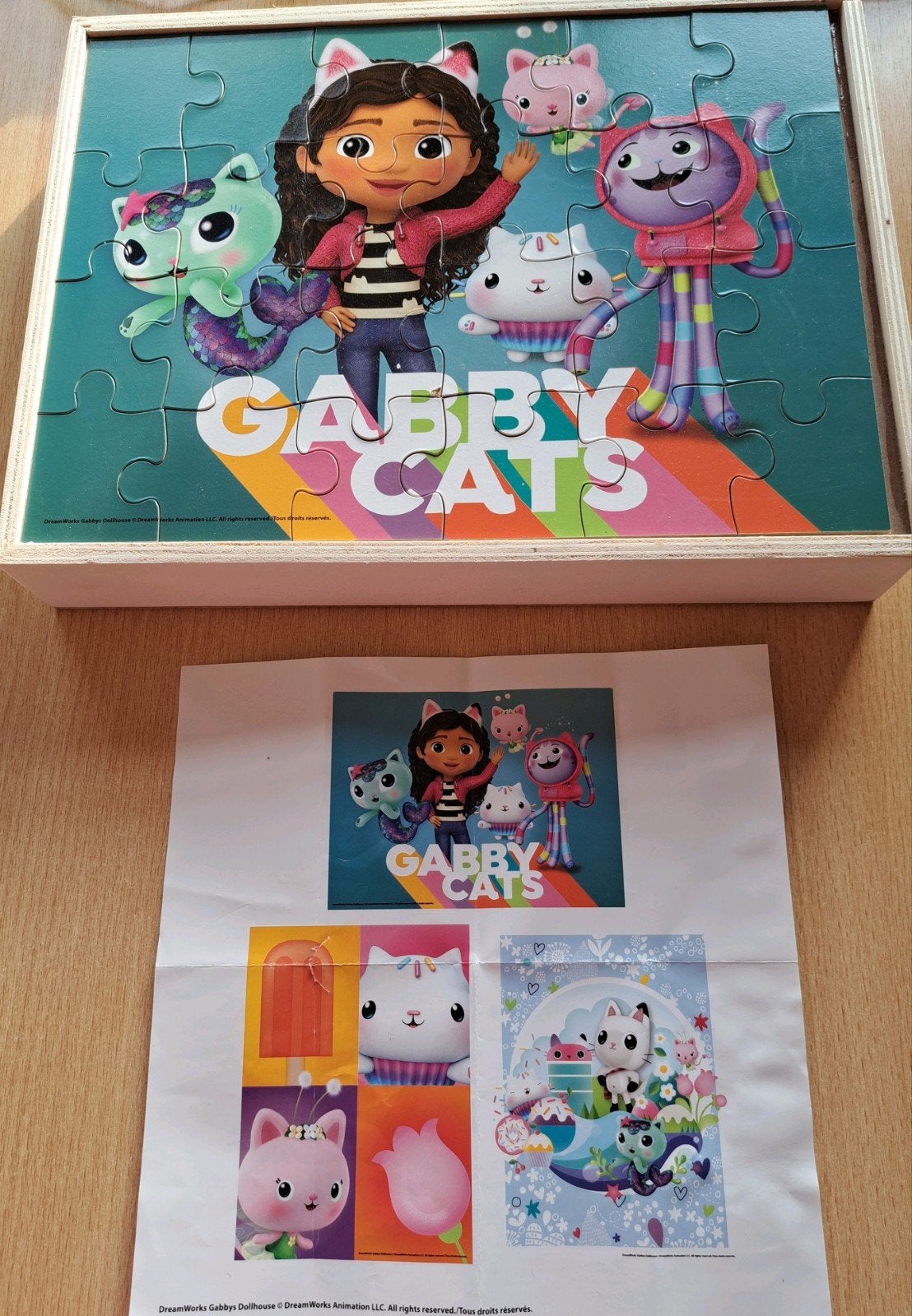 Gabby's Poppenhuis Houten Puzzel, Ophalen, 2 tot 4 jaar, Gebruikt, 10 tot 50 stukjes