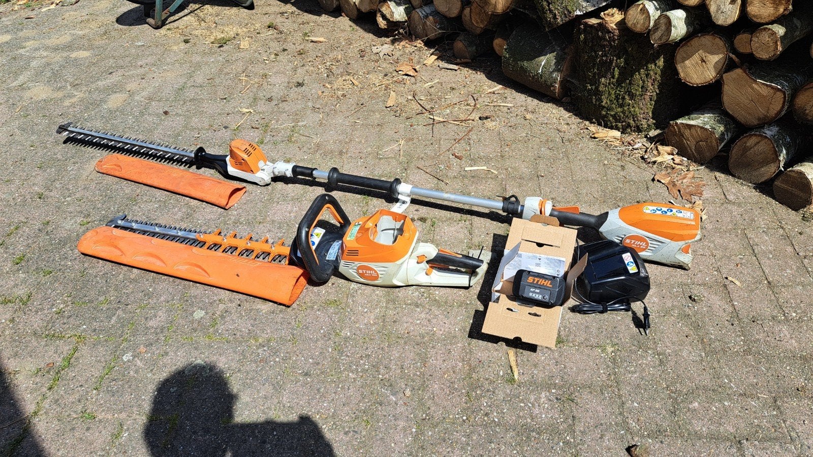 Stihl heggenschaarset HSA 100 en HLA 66 hoveniersset ., Ophalen, HSA 100 EN HLA 66, Stihl, Accu