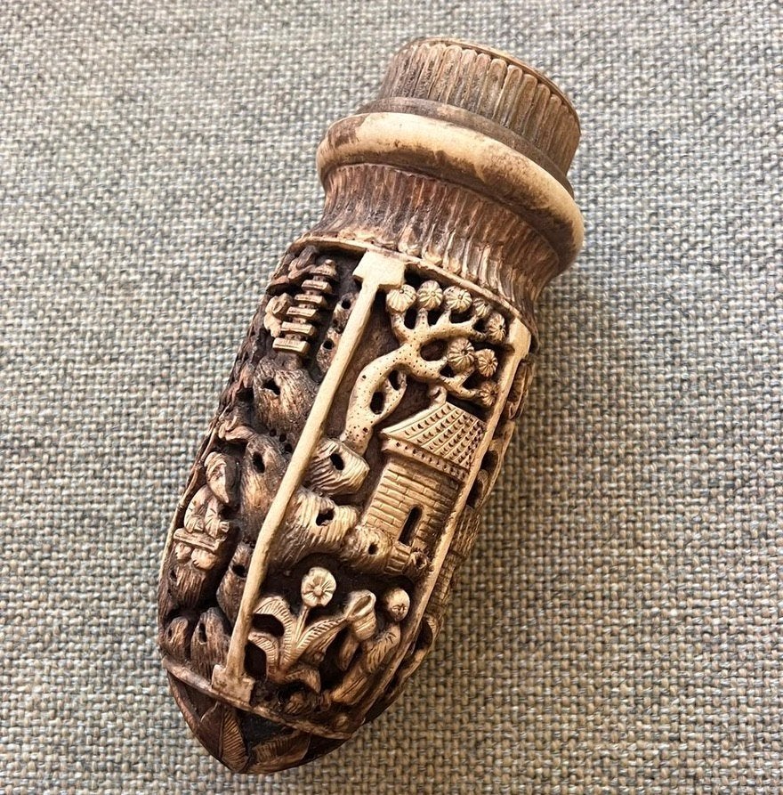 Antieke Chinese krekelkooi, Ophalen of Verzenden