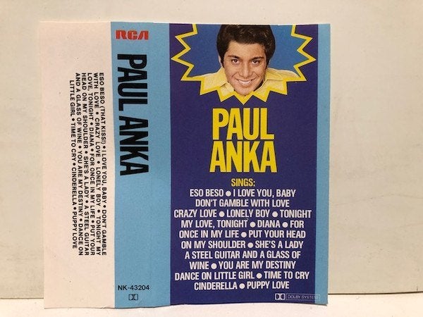 PAUL ANKA - PAUL ANKA (MC), 1 bandje, Ophalen of Verzenden, Zo goed als nieuw, Origineel