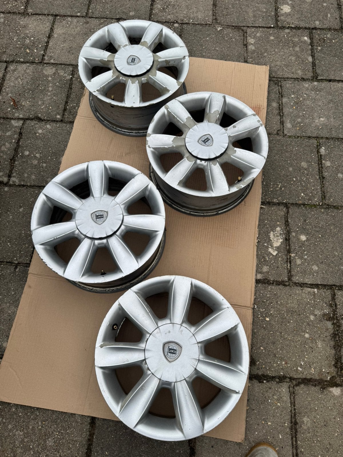 Lancia velgen 6Jx15” opknappers, Ophalen, Gebruikt