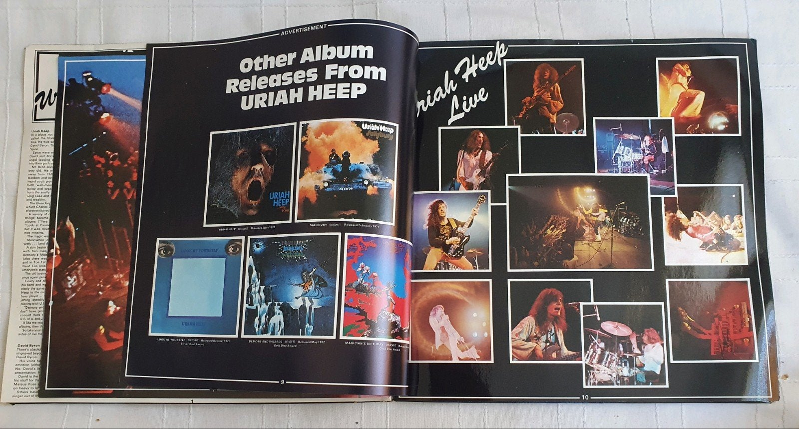 2LP Uriah Heep - Uriah Heep live - 86 796 XDT - 1973, Gebruikt, Classic Rock, 12 inch, Dubbel-LP