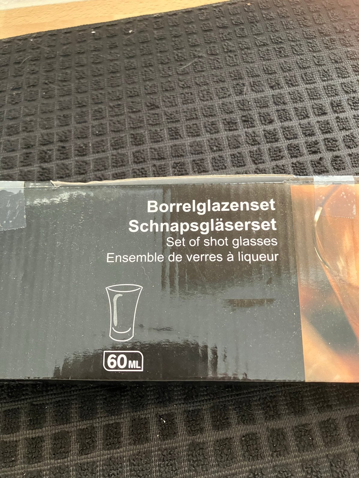 Borrelglazenset - 6 shotglaasjes van 60 ml, Nieuw, Ophalen of Verzenden, Overige merken, Glas