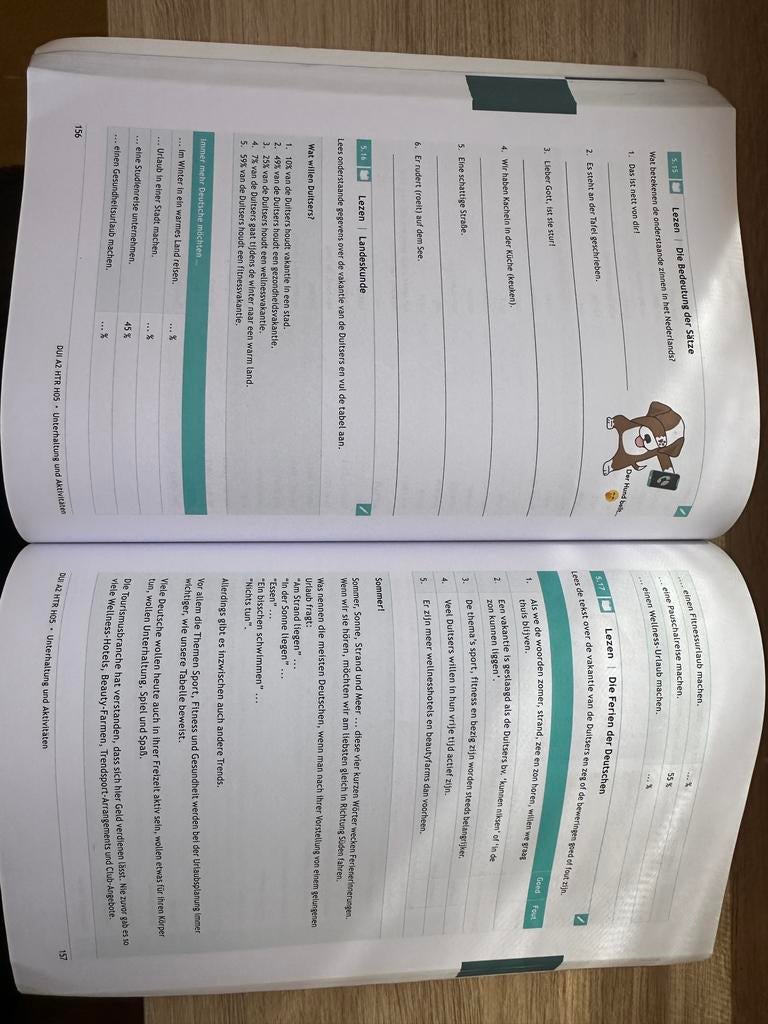 Duits werkboek A2 Horeca, Toerisme en Recreatie (HTR), Boeken, Ophalen of Verzenden, Nieuw, MBO