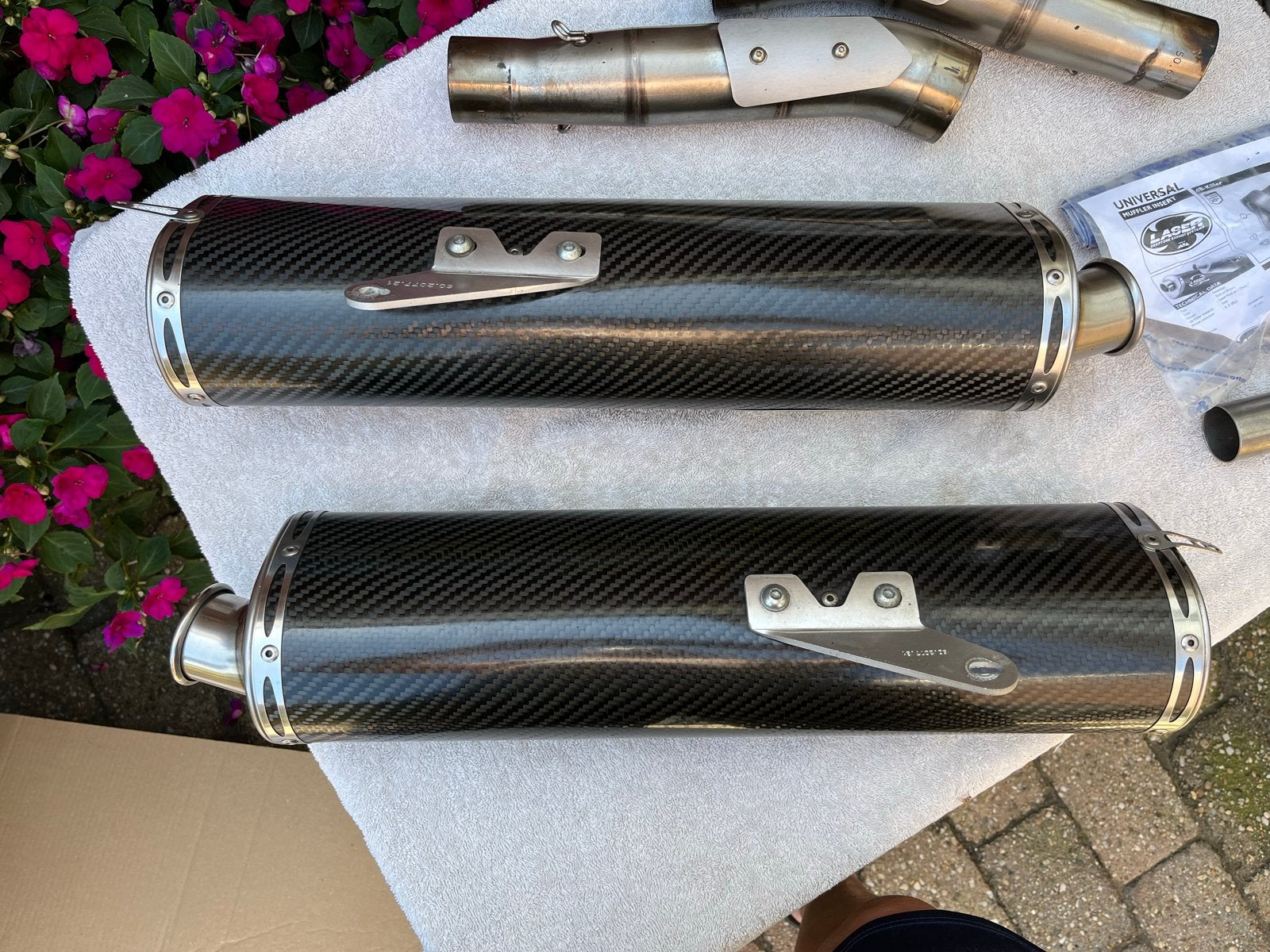 Laser Hotcam Carbon Uitlaten - Gebruikt, Ophalen of Verzenden, Gebruikt