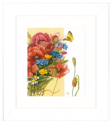 Borduurpakket Poppies Marjolein Bastin pn0144568, ., Nieuw, Ophalen of Verzenden, .