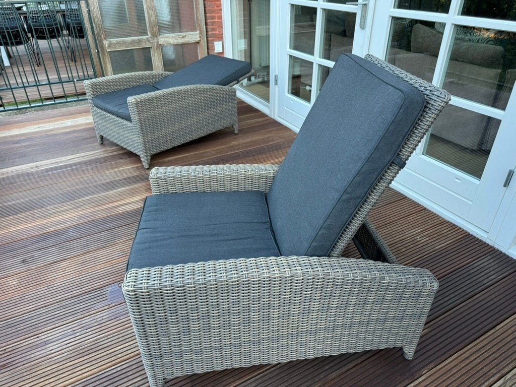Terras loungeset, Kunststof, Gebruikt, Loungeset, Ophalen