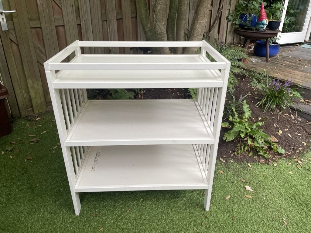Witte Gulliver commode, Ophalen, Gebruikt, 50 tot 70 cm, 75 tot 100 cm