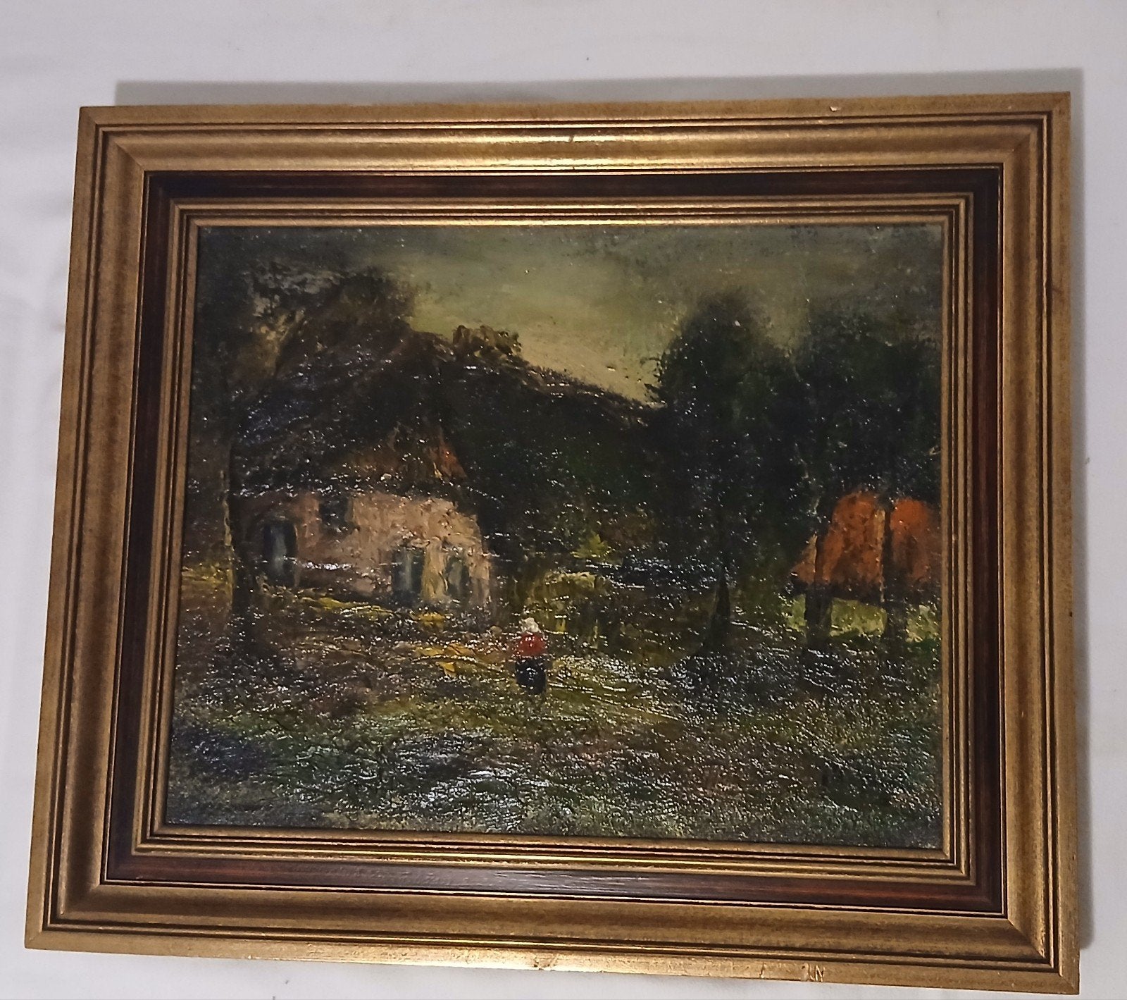 Oud schilderij gesigneerd, Ophalen of Verzenden